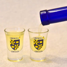 Load image into Gallery viewer, Limoncello Contessa 12 shot glasses set - 25ml each
