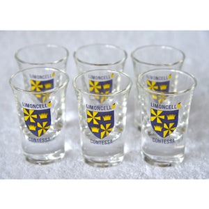Limoncello Contessa 6 shot glasses set - 25ml each